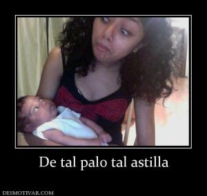 De tal palo tal astilla