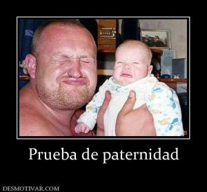 Prueba de paternidad