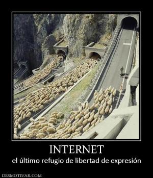 INTERNET el último refugio de libertad de expresión