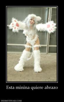 Esta minina quiere abrazo