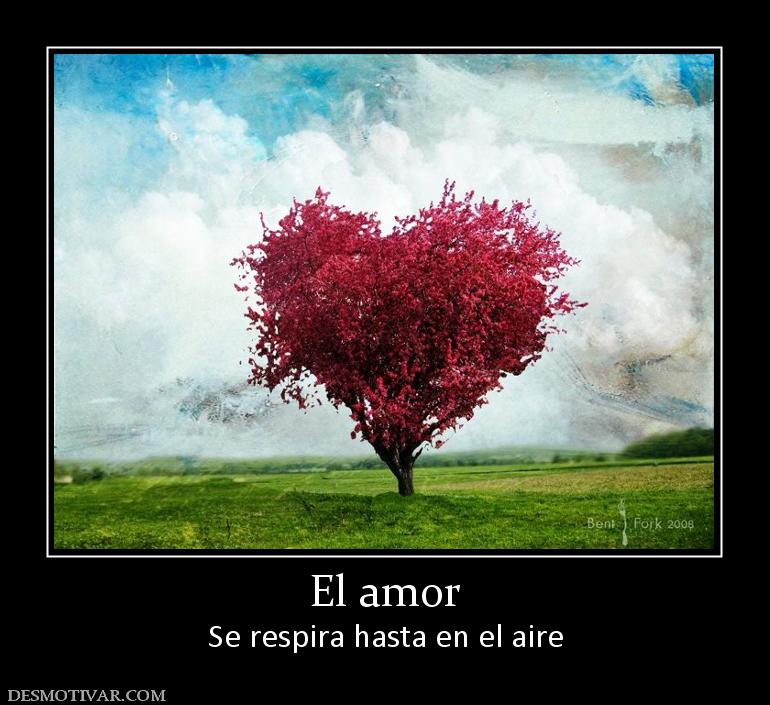 El amor Se respira hasta en el aire