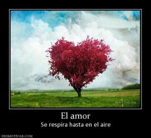 El amor Se respira hasta en el aire