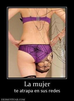 La mujer te atrapa en sus redes