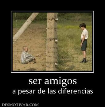 ser amigos a pesar de las diferencias