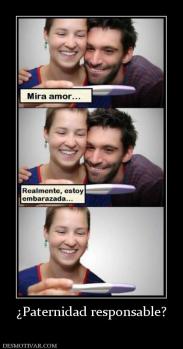 ¿Paternidad responsable?