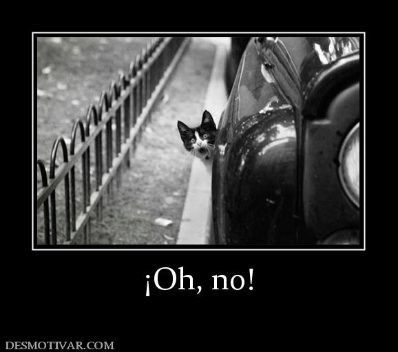 ¡Oh, no!