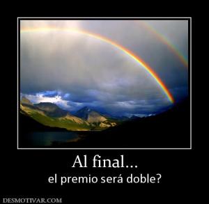 Al final... el premio será doble?