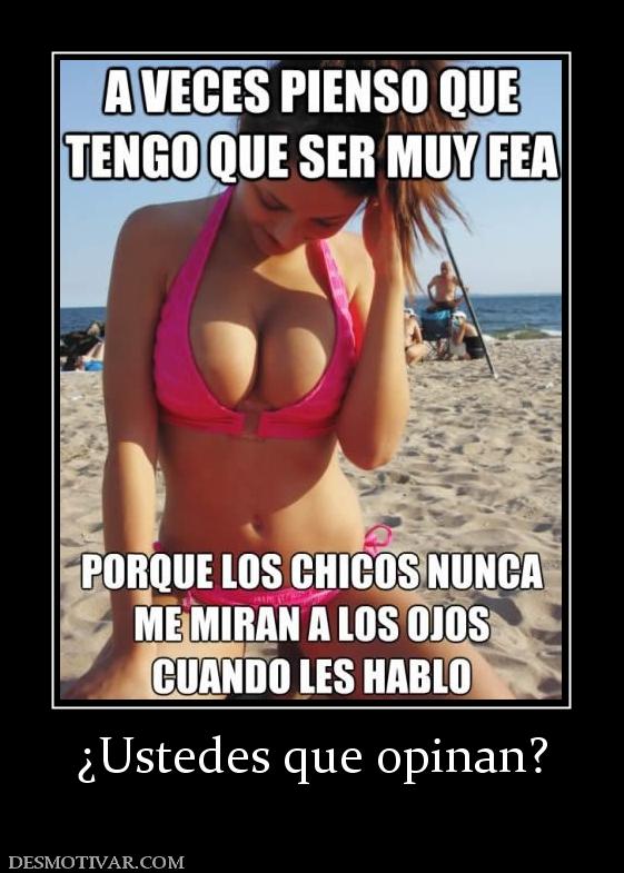 ¿Ustedes que opinan?