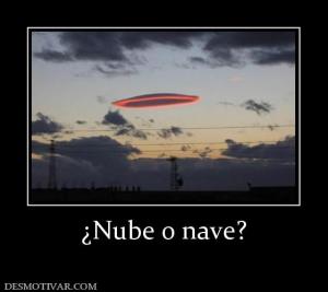 ¿Nube o nave?