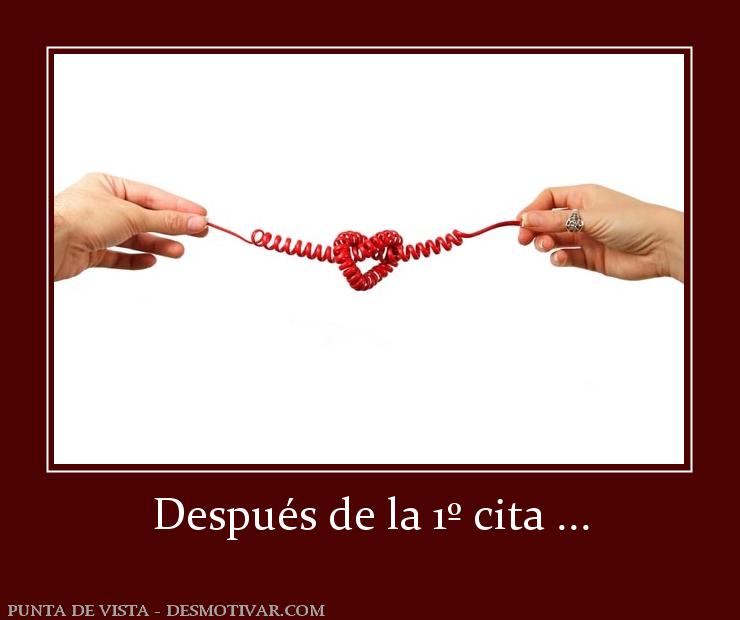 Después de la 1º cita ...