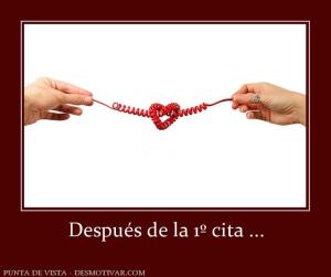 Después de la 1º cita ...