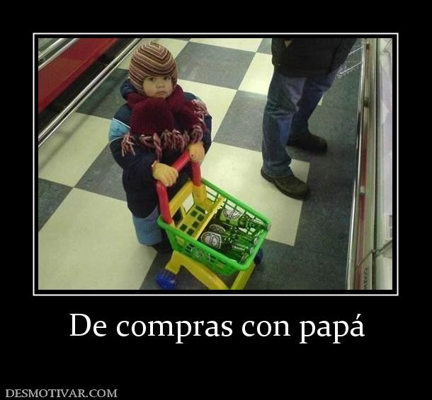 De compras con papá