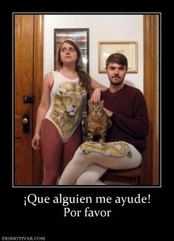 ¡Que alguien me ayude! Por favor