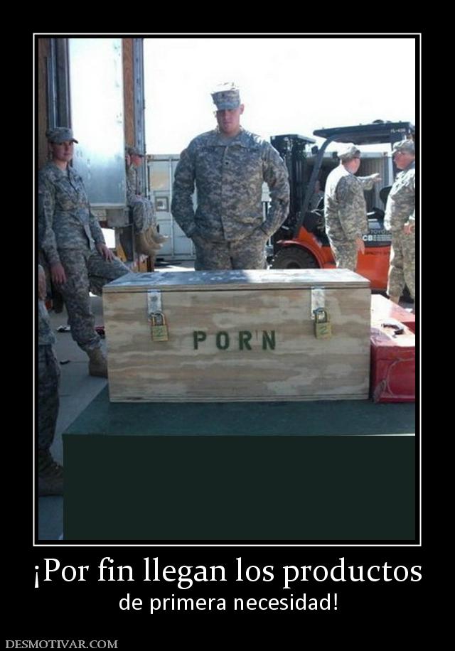 ¡Por fin llegan los productos de primera necesidad!