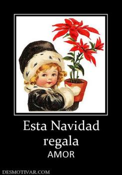 Esta Navidad regala AMOR