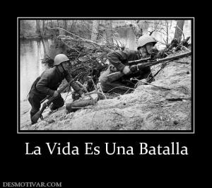 La Vida Es Una Batalla