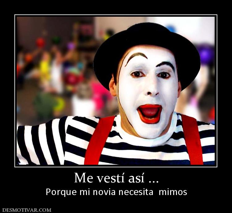 Me vestí así ... Porque mi novia necesita  mimos