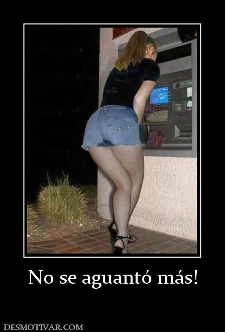 No se aguantó más!