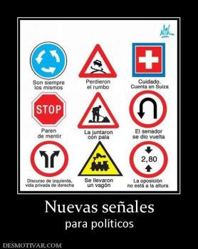 Nuevas señales para políticos