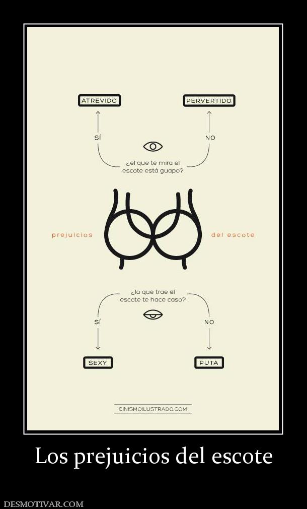 Los prejuicios del escote