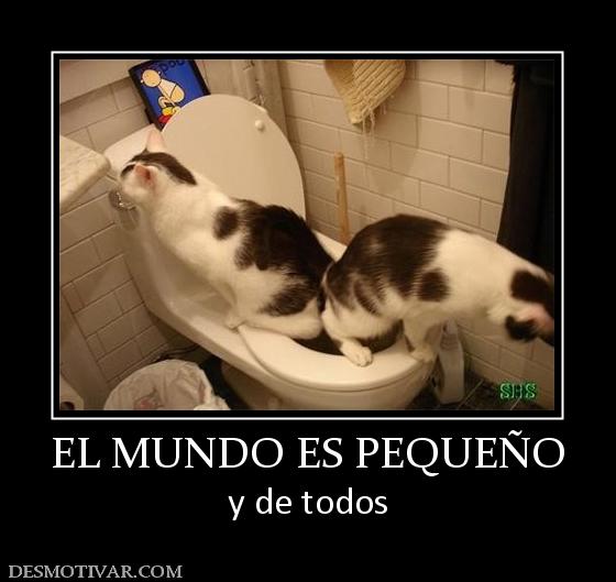 EL MUNDO ES PEQUEÑO y de todos