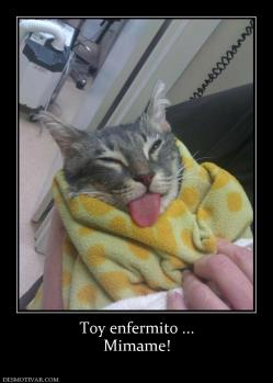 Toy enfermito ... Mimame!