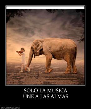 SOLO LA MUSICA UNE A LAS ALMAS