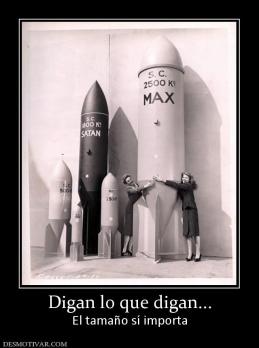 Digan lo que digan... El tamaño sí importa