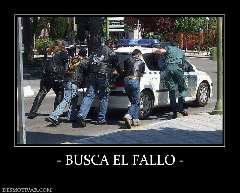- BUSCA EL FALLO -