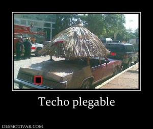 Techo plegable