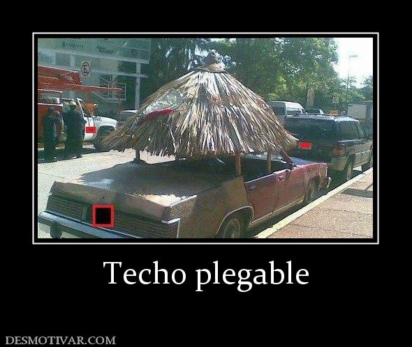 Techo plegable