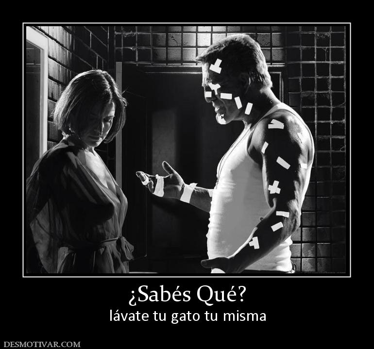 ¿Sabés Qué? lávate tu gato tu misma
