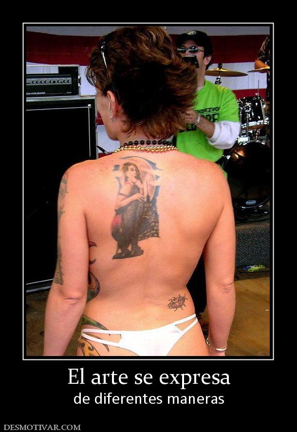 El arte se expresa de diferentes maneras