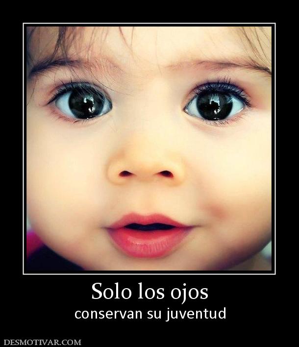 Solo los ojos conservan su juventud