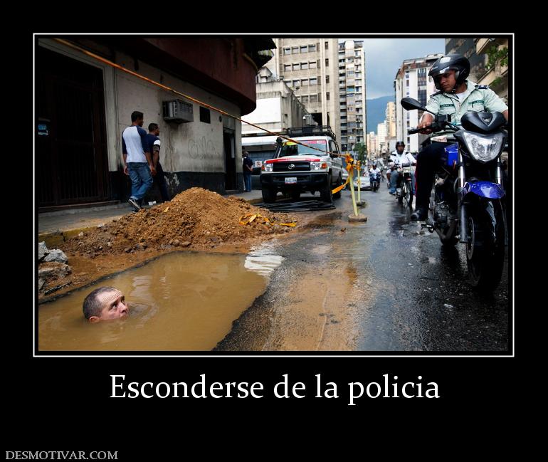 Esconderse de la policia