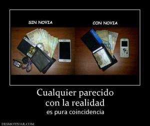 Cualquier parecido con la realidad es pura coincidencia