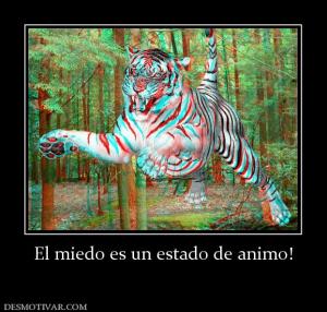 El miedo es un estado de animo!