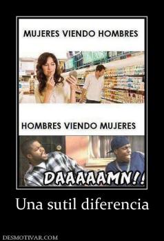 Una sutil diferencia