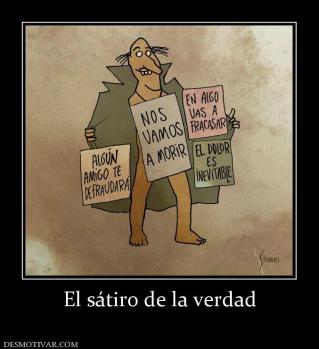 El sátiro de la verdad