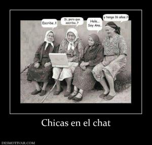 Chicas en el chat