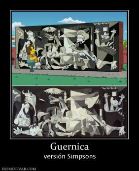 Guernica versión Simpsons