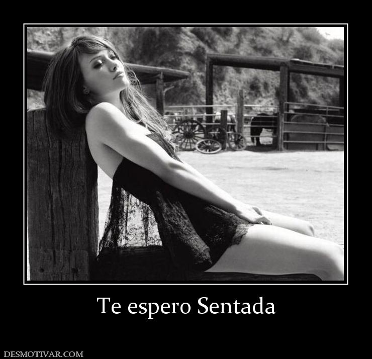 Te espero Sentada