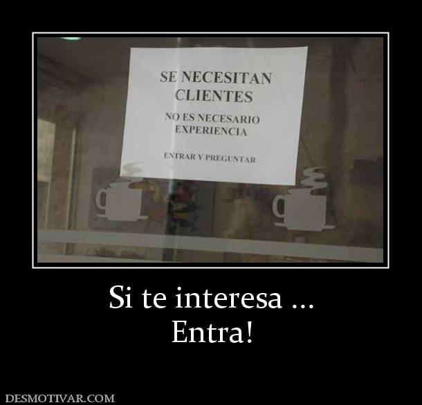 Si te interesa ... Entra!