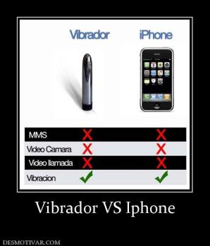 Vibrador VS Iphone