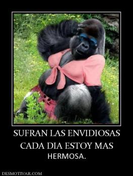 SUFRAN LAS ENVIDIOSAS CADA DIA ESTOY MAS HERMOSA.