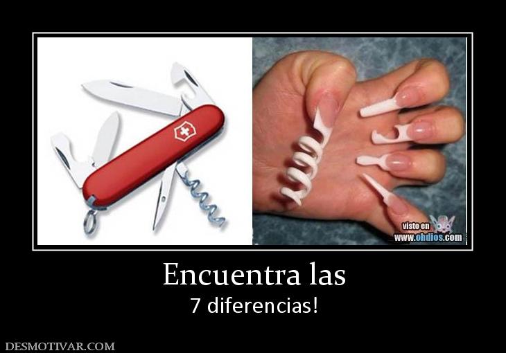 Encuentra las 7 diferencias!