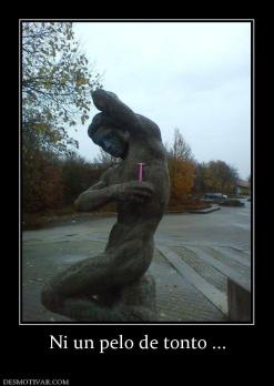Ni un pelo de tonto ...