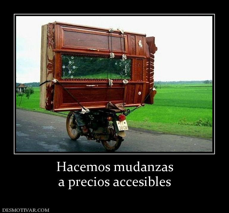Hacemos mudanzas a precios accesibles
