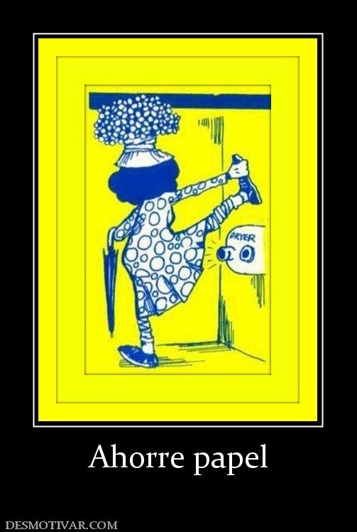 Ahorre papel