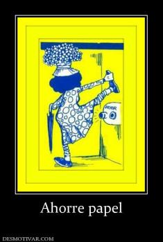 Ahorre papel